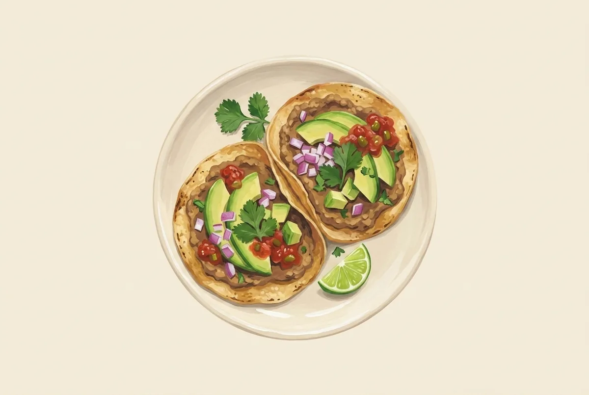 Black Bean Breakfast Tostadas