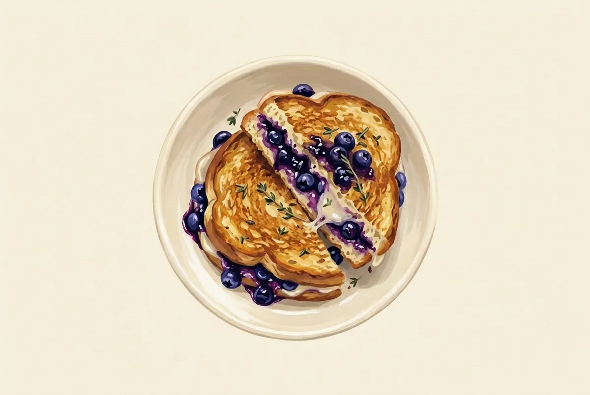 Blueberry Grilled Cheese