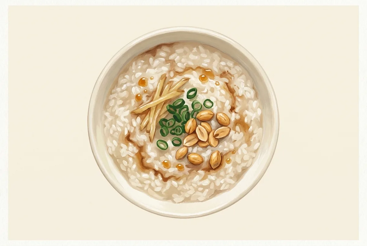 Congee with Ginger and Scallion