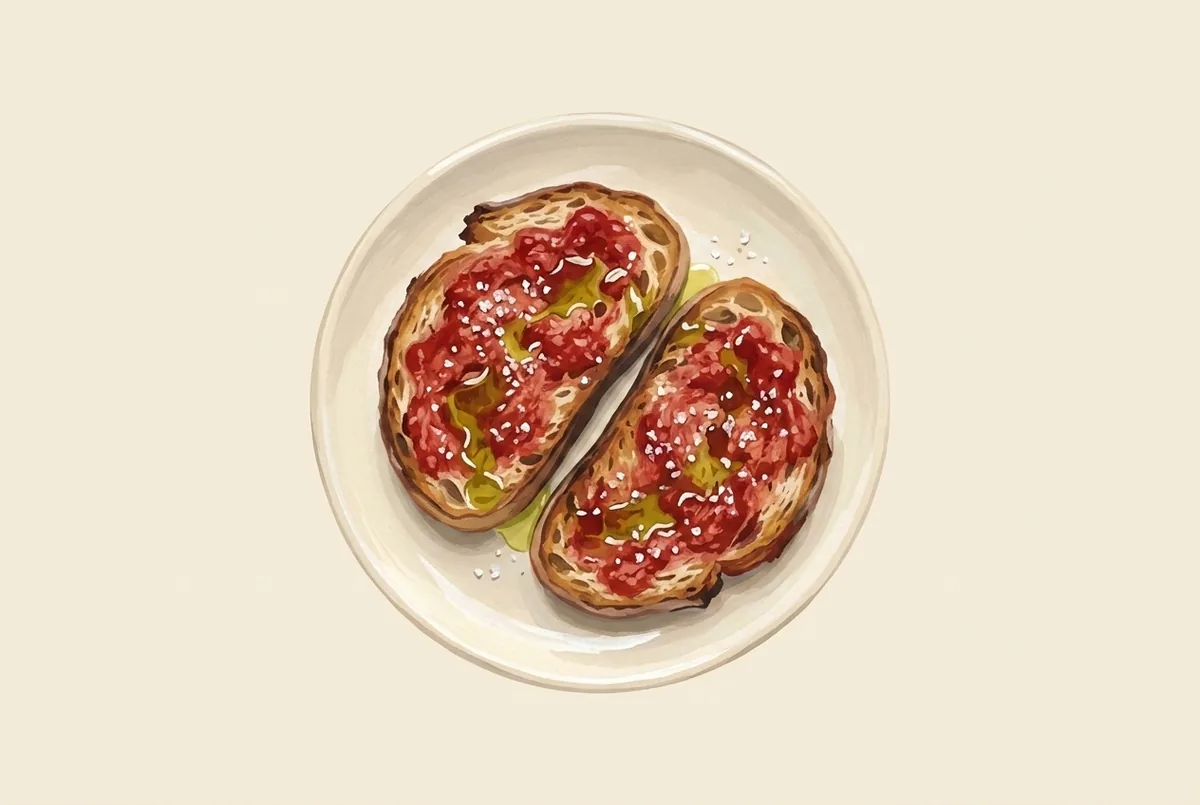 Pan con Tomate